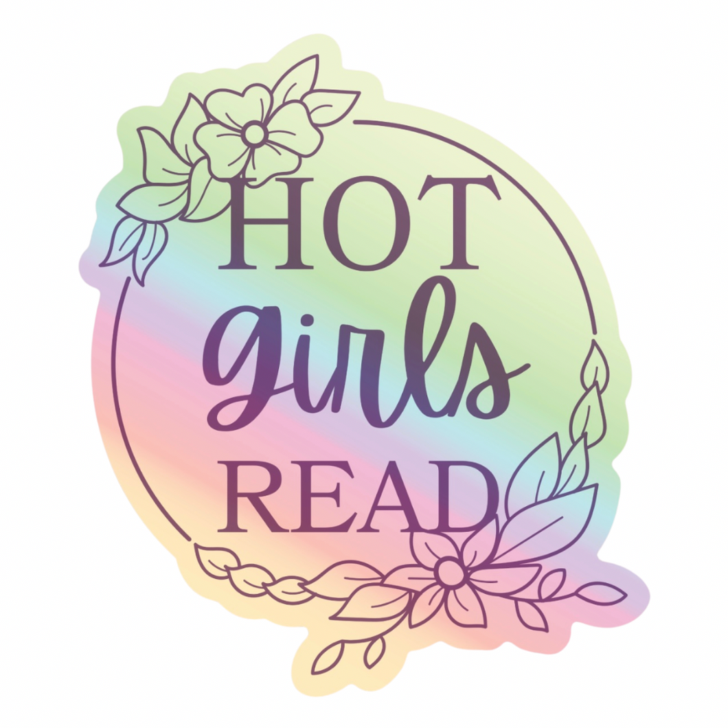 Hot Girls Read sticker
