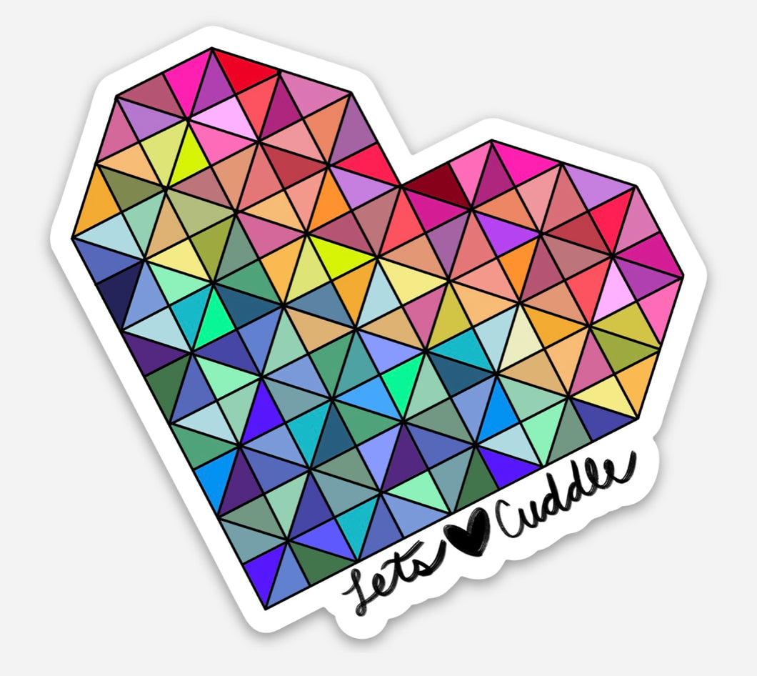 Let’s Cuddle Sticker