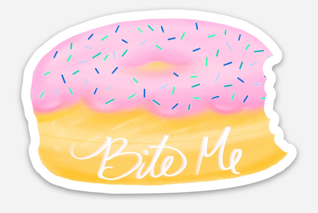 Bite Me sticker